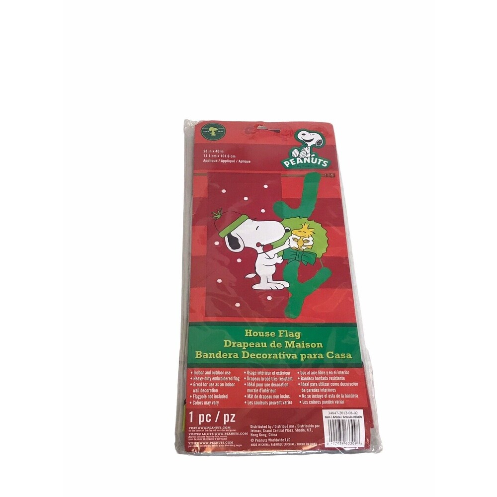 Vintage Peanuts Snoopy‎ Flag